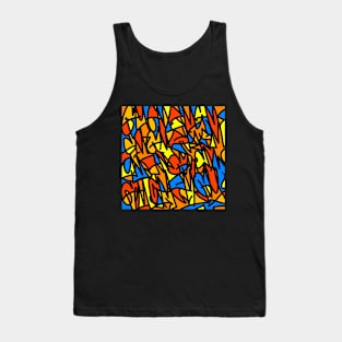 Abstract Hand Lettering Tank Top